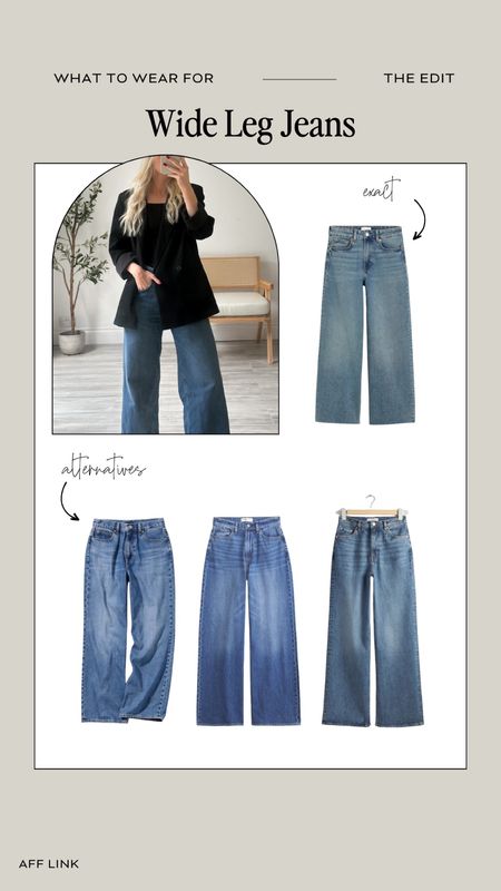 Some great wide leg jeans to add to your capsule wardrobe! 

Summer Style, Summer Outfit Inspiration, Wide Leg Jeans, Wardrobe Staples, Wardrobe Essentials, Timeless Fashion, Outfit Inspiration 


#LTKsummer #LTKuk #LTKspring
