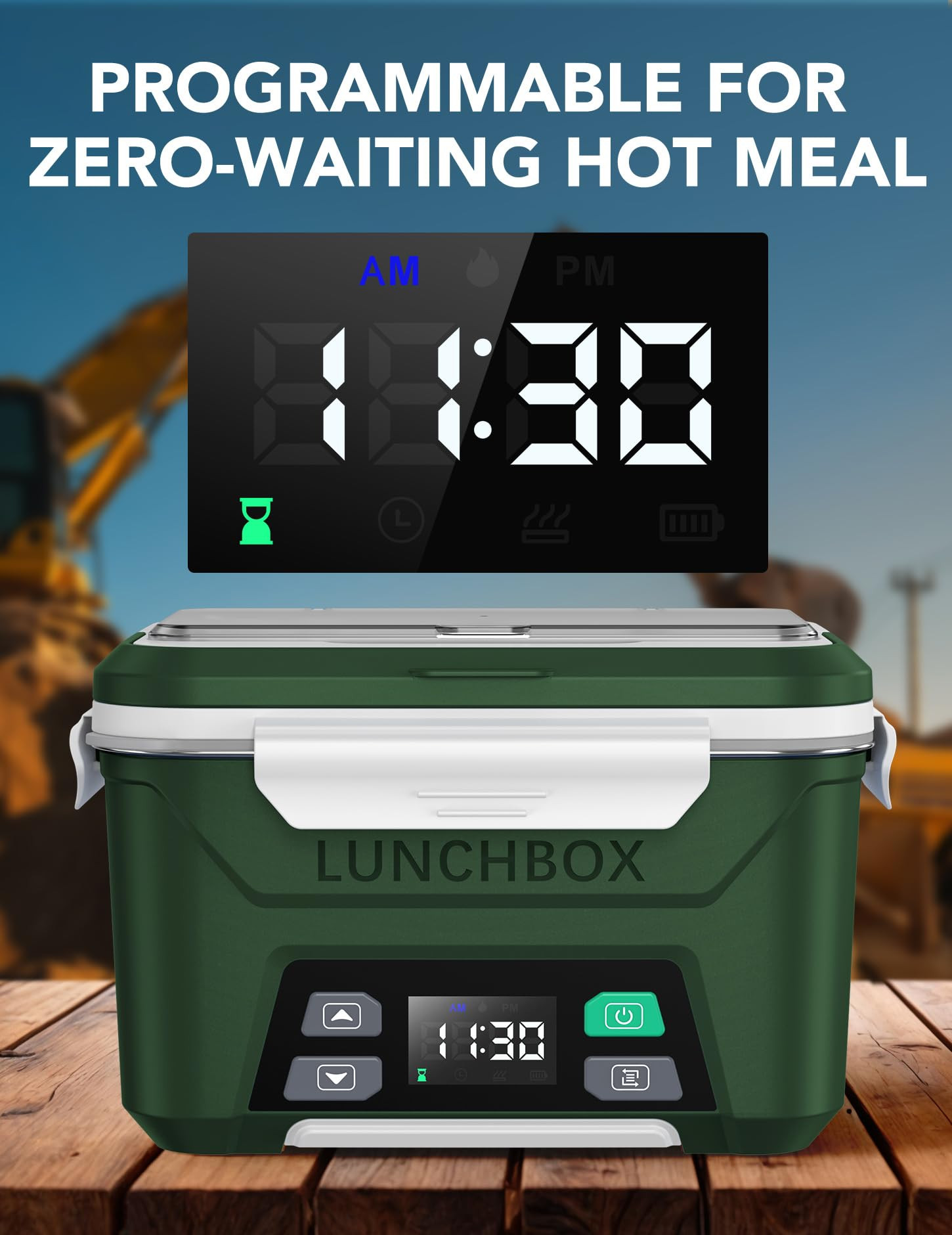 EAST OAK Cordless Electric Lunch Box for Adults, Heated Lunch Box Battery Powered with Automatic ... | Amazon (US)