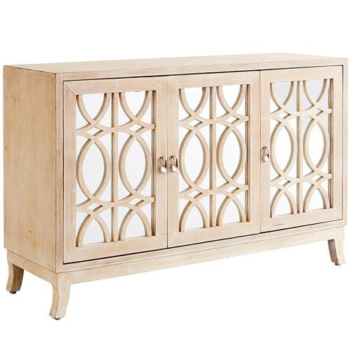 Mirella Mirrored Natural 54" TV Stand | Pier 1 Imports
