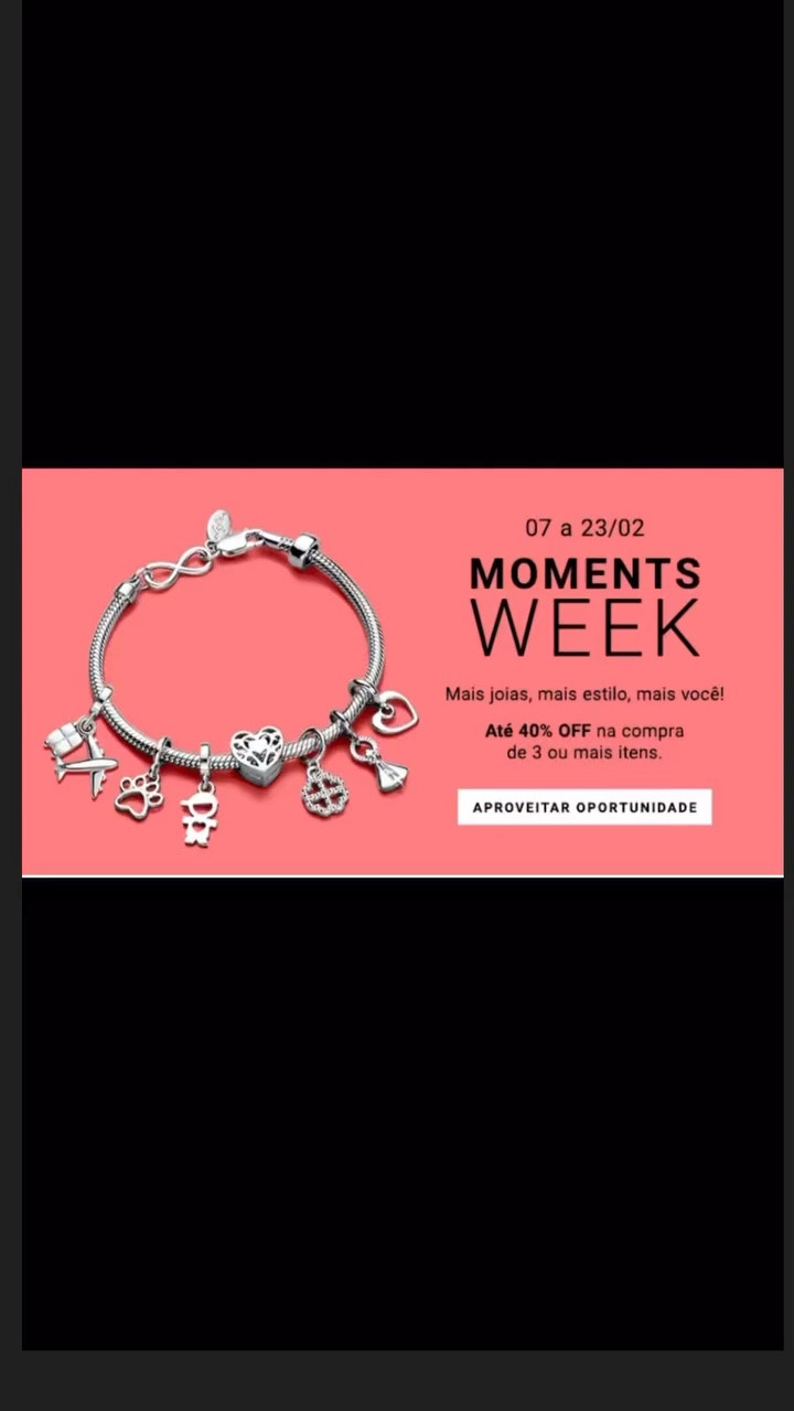 👀 está rolando na Vivara a MOMENTS WEEK
Mais joias, mais estilo, mais você!
Até 40% OFF na compra de 3 ou mais itens, ótimas oportunidades! Link nos comentários