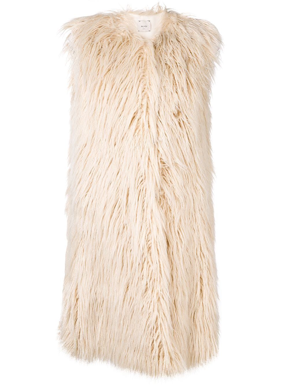 Alysi faux fur gilet - White | FarFetch US