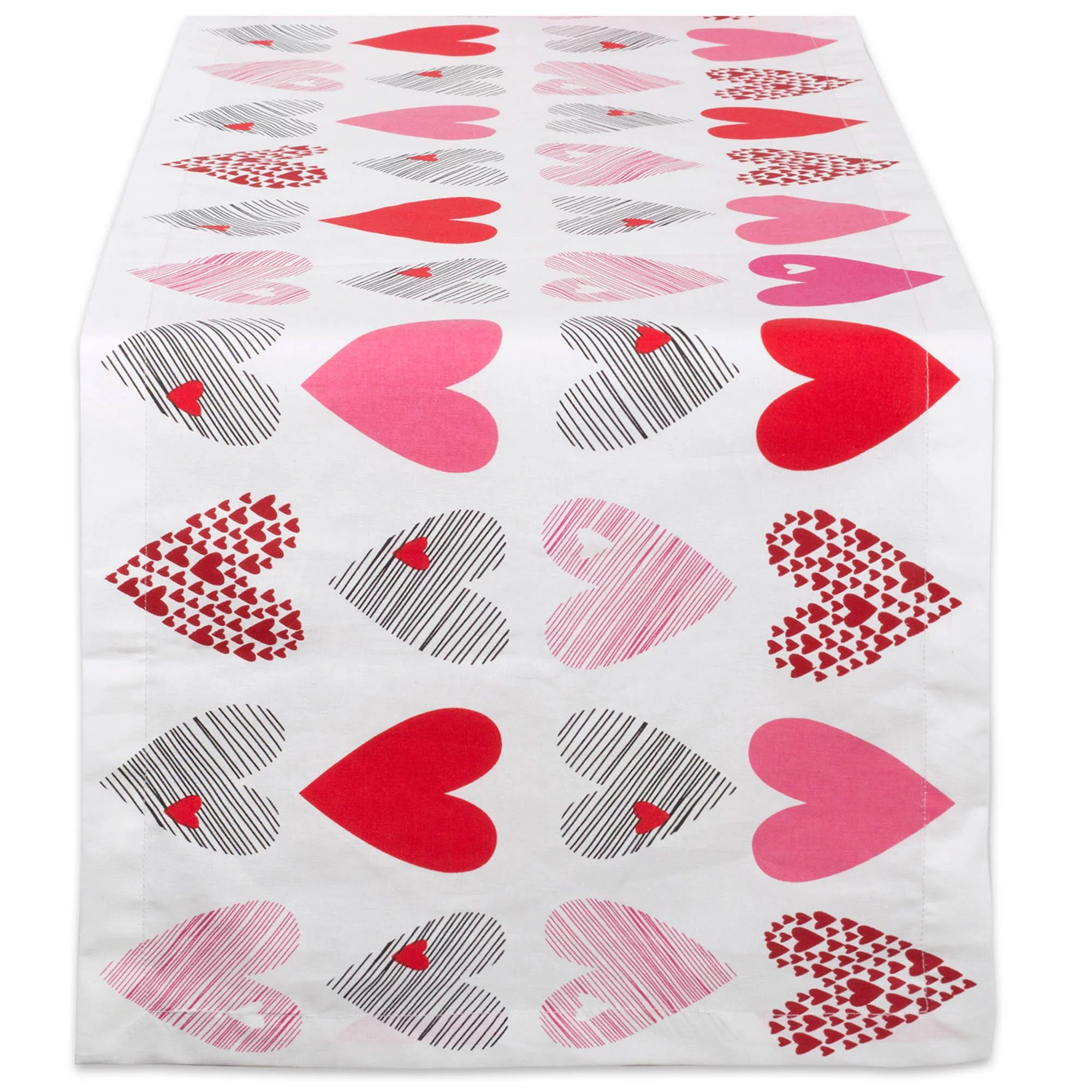 DII Hearts Collage Print Table Runner, 72 x 14", 100% Cotton - Walmart.com | Walmart (US)