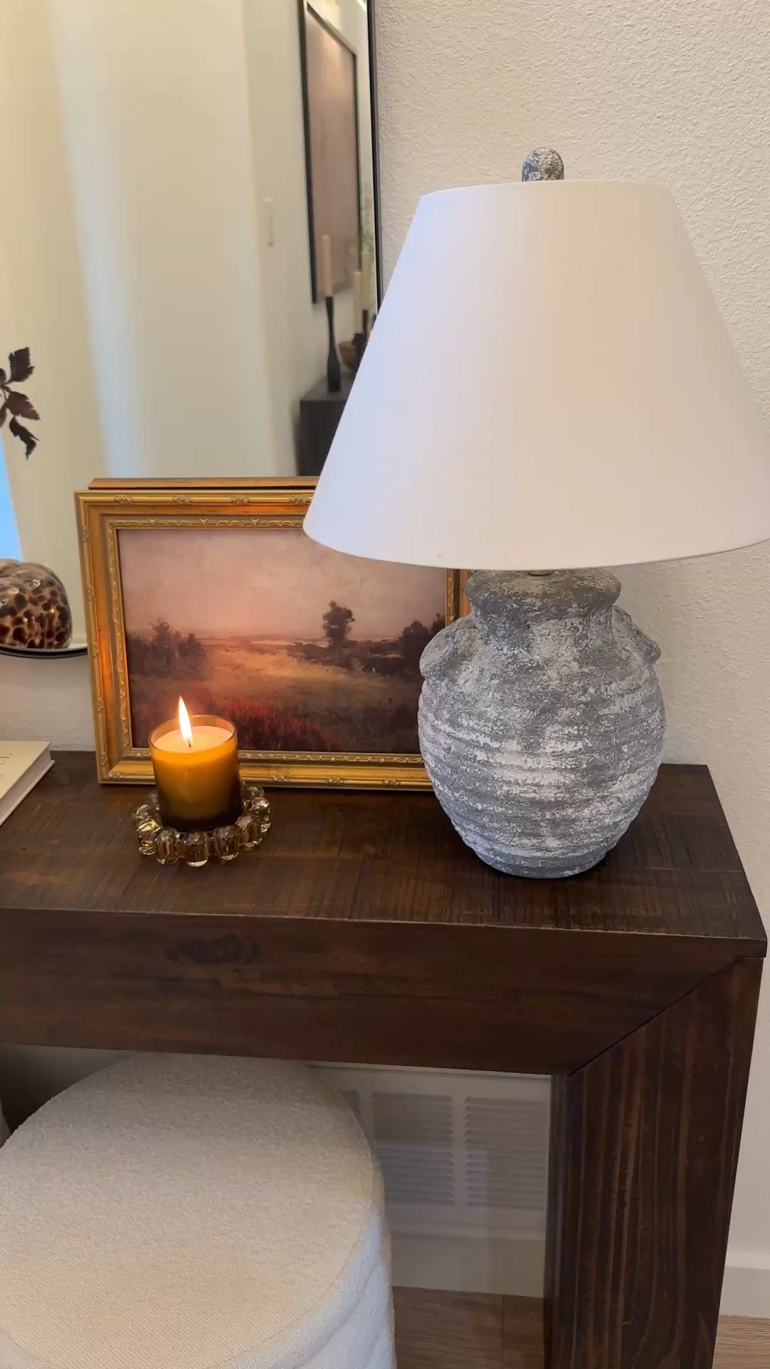 Entryway fall decor