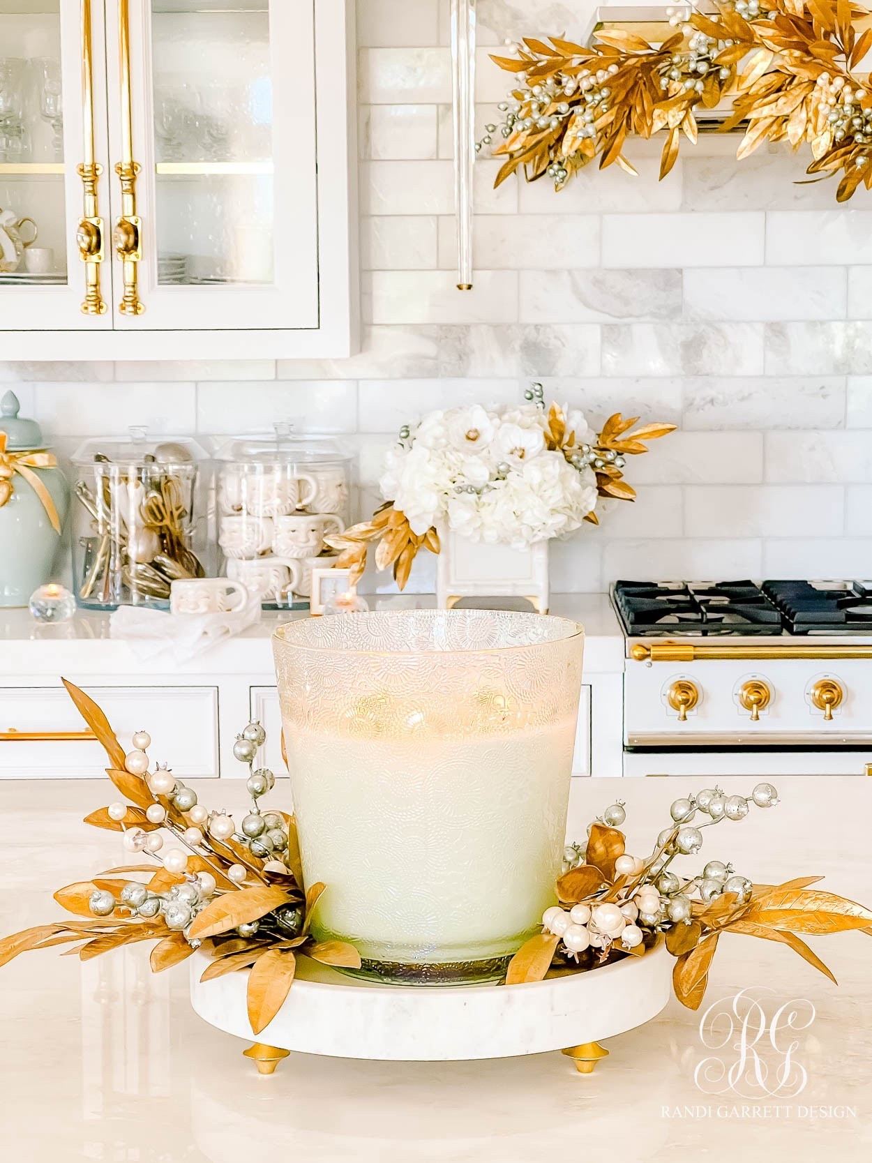 Love this holiday twist on a typical kitchen counter candle 🕯️ 

#LTKHome #LTKSeasonal #LTKHoliday