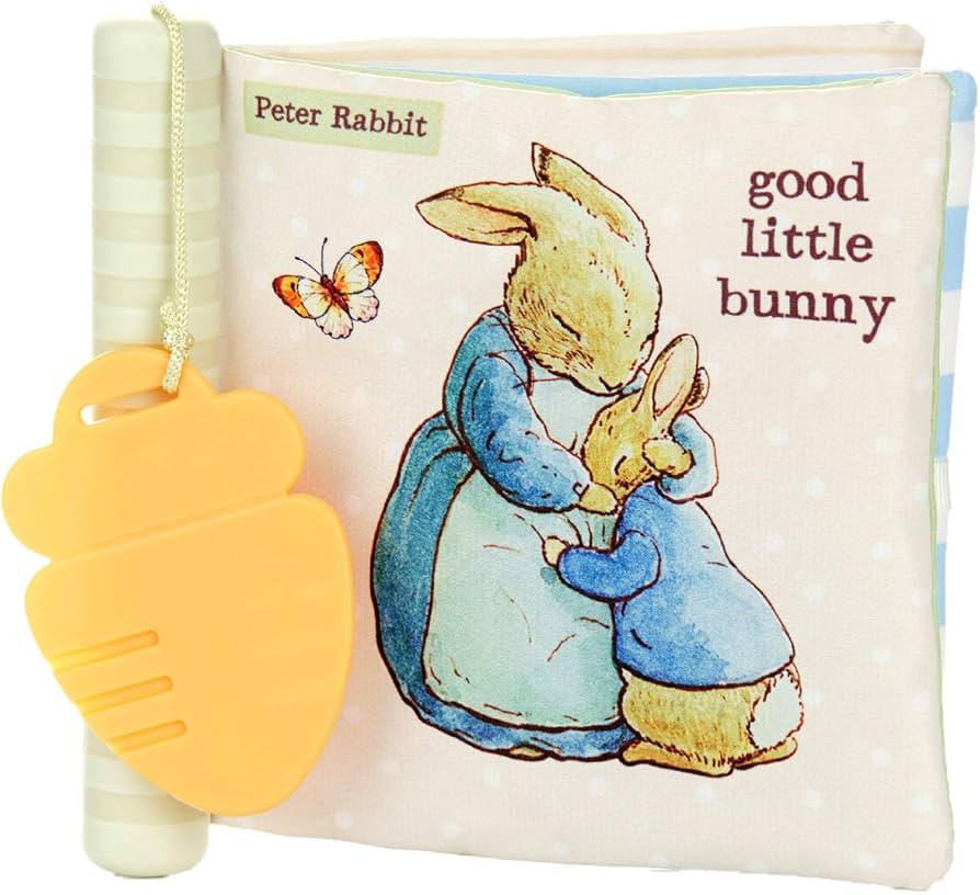 KIDS PREFERRED Beatrix Potter Peter Rabbit Soft Teether Book with Sensory Teether Spine and Teeth... | Amazon (US)