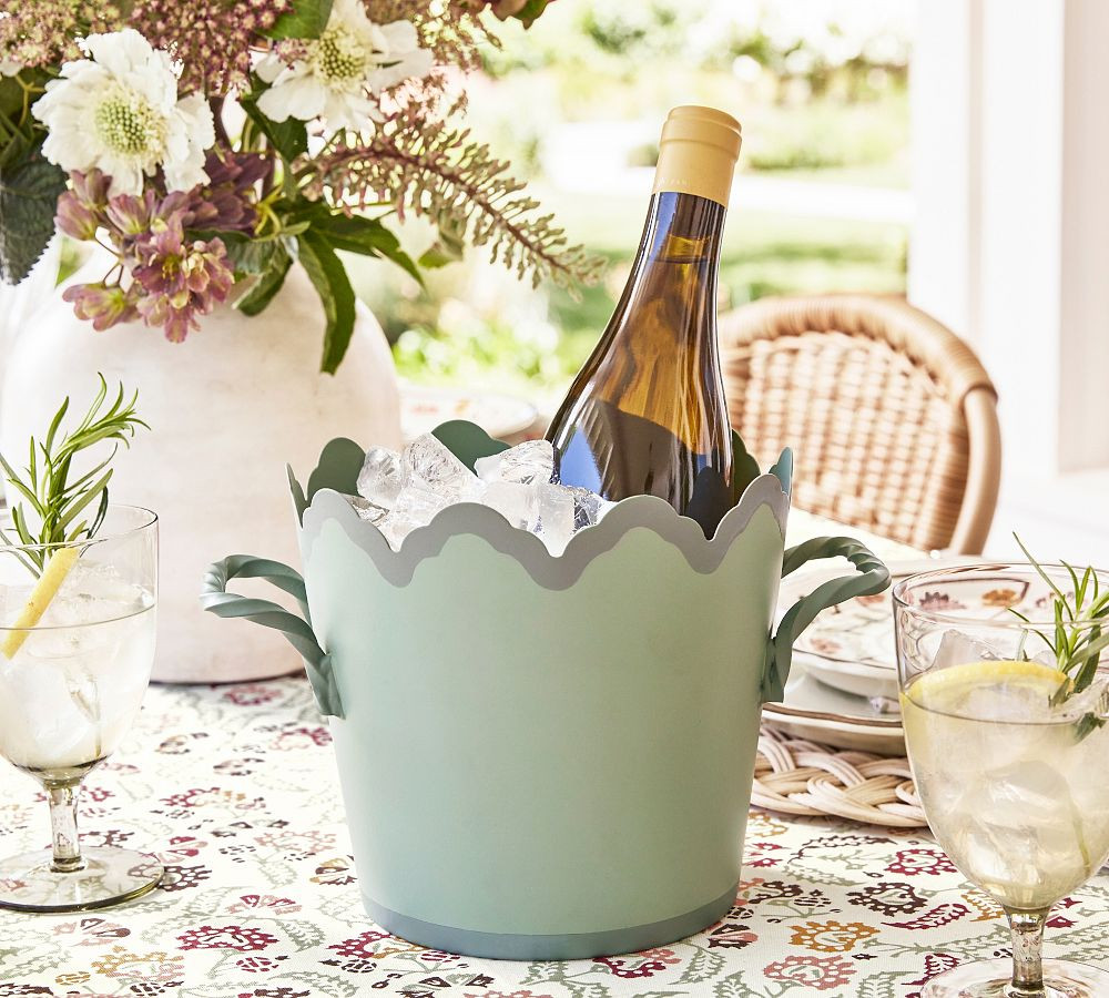 Julia Berolzheimer Lily Ice Bucket | Pottery Barn (US)