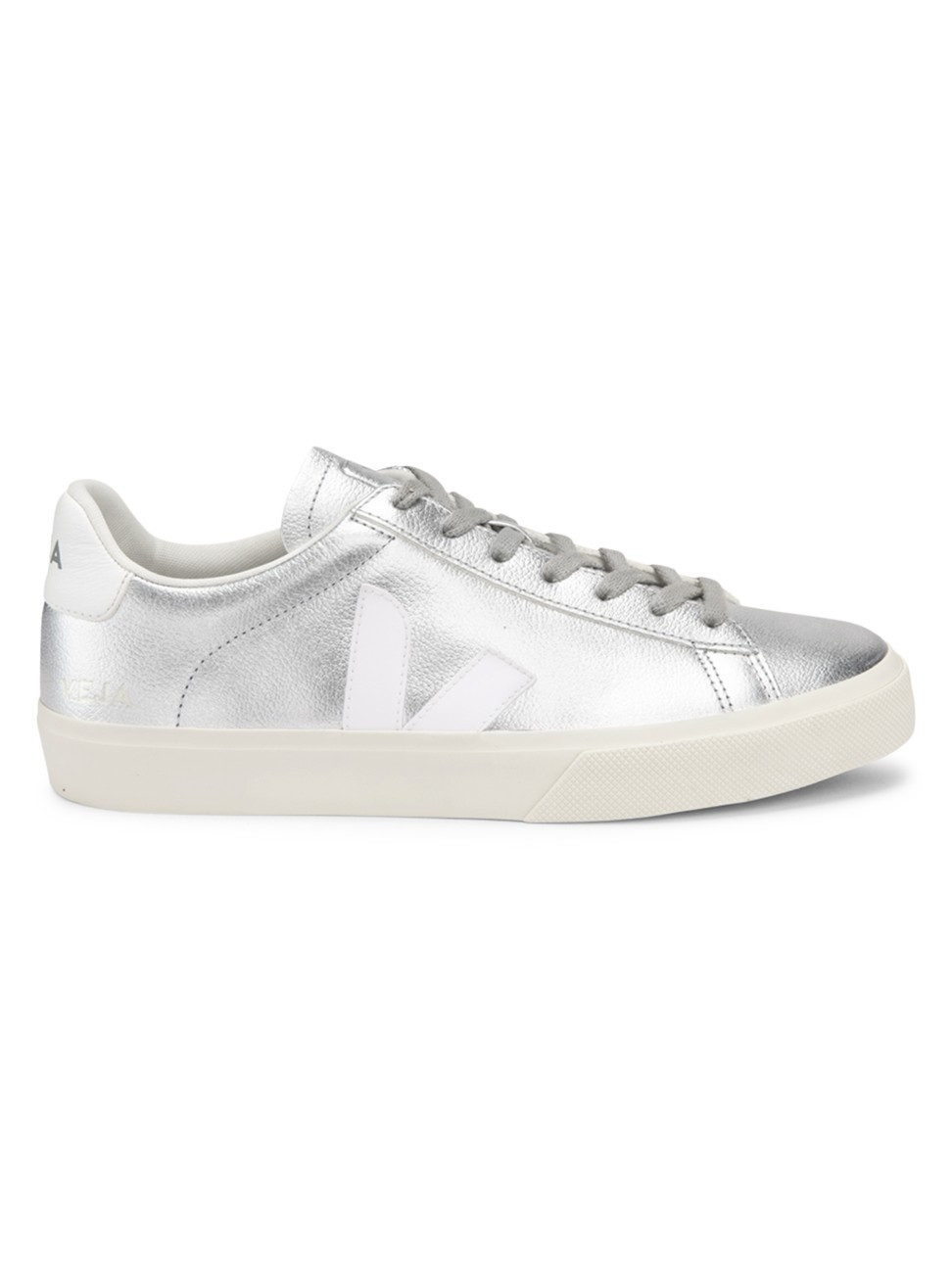 Veja Campo Metallic Leather Low-Top Sneakers | Saks Fifth Avenue