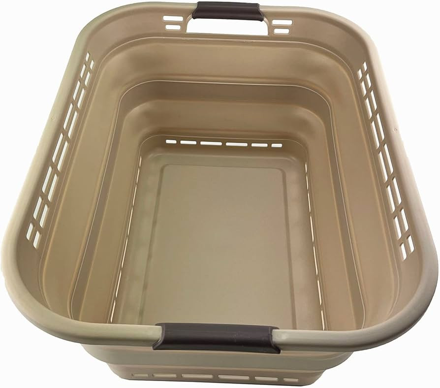 SAMMART 42L (11 Gallons) Collapsible Plastic Laundry Basket - Foldable Pop Up Storage Container/O... | Amazon (US)