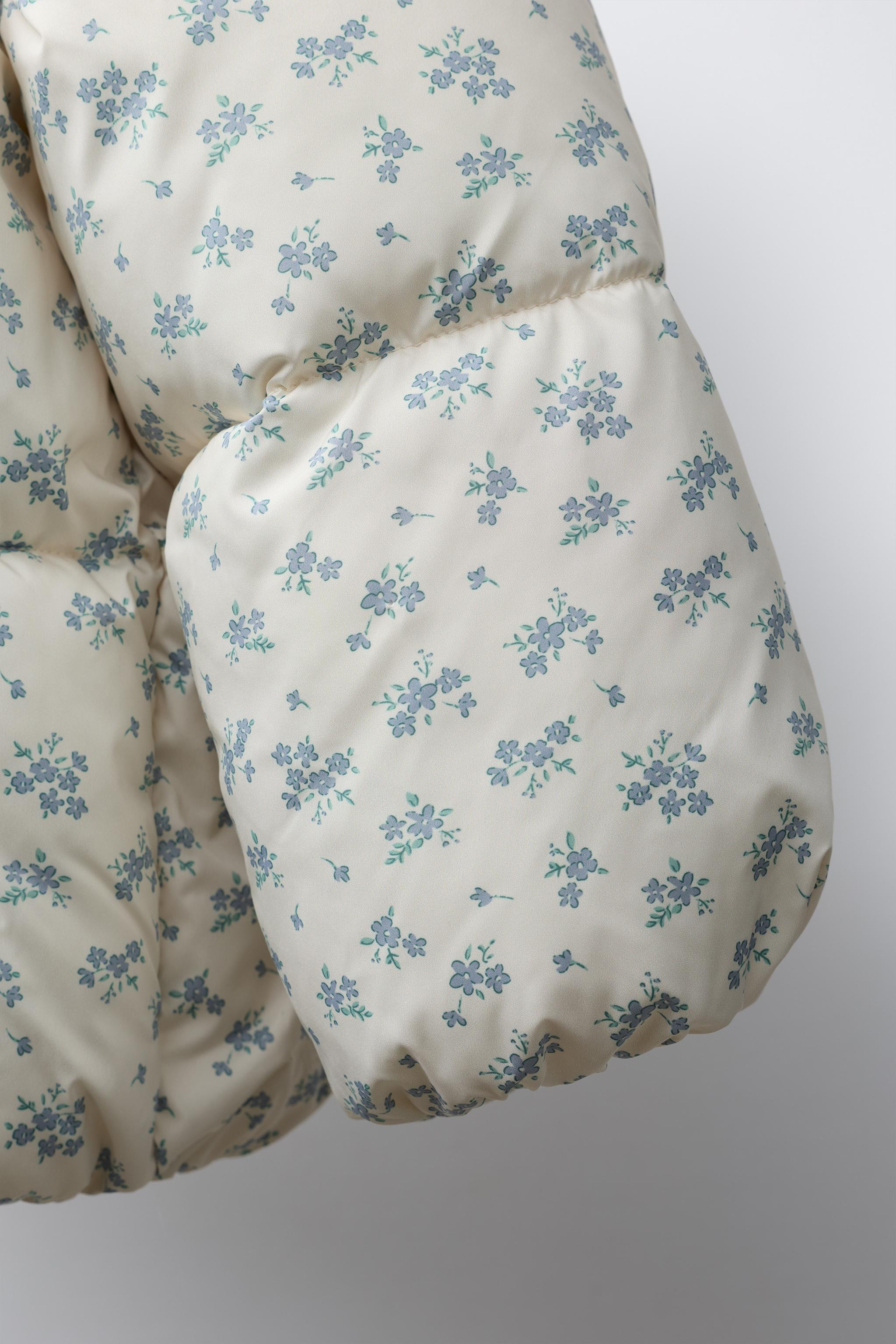 FLORAL FLEECE PADDED COAT | Zara US