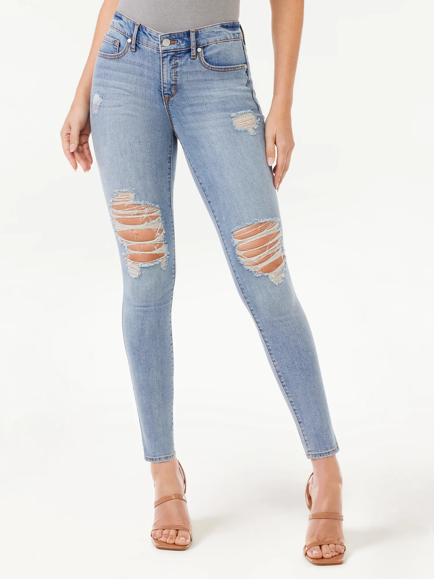 Sofia Jeans Women's Sofia Skinny Mid Rise Ankle Jeans | Walmart (US)