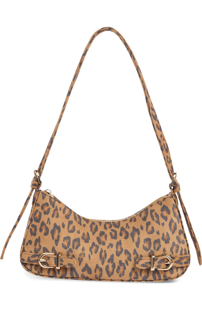 Madden Girl Leopard Faux Suede Shoulder Bag | Nordstromrack | Nordstrom Rack