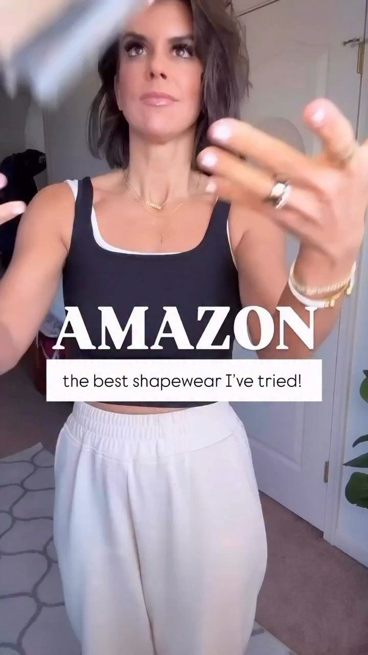 Amazon Shapewear! Wearing size small in everything. Shoes fit true to size. I’m 5’5 for reference. 