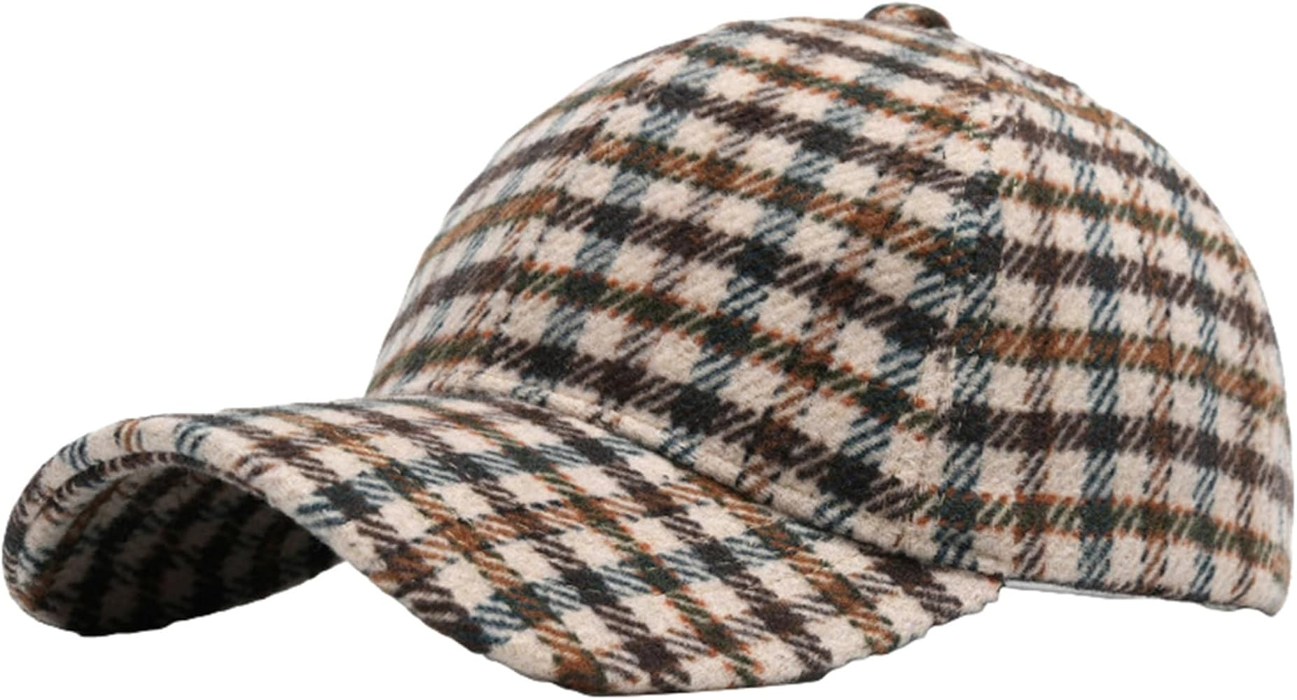 Unisex Warm Plaid Baseball Caps Casual Women Men Adjustable Classic Checked Dad Hats Fall Winter ... | Amazon (US)