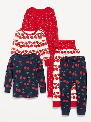 Snug-Fit Printed Pajama 6-Piece for Toddler & Baby | Old Navy (US)
