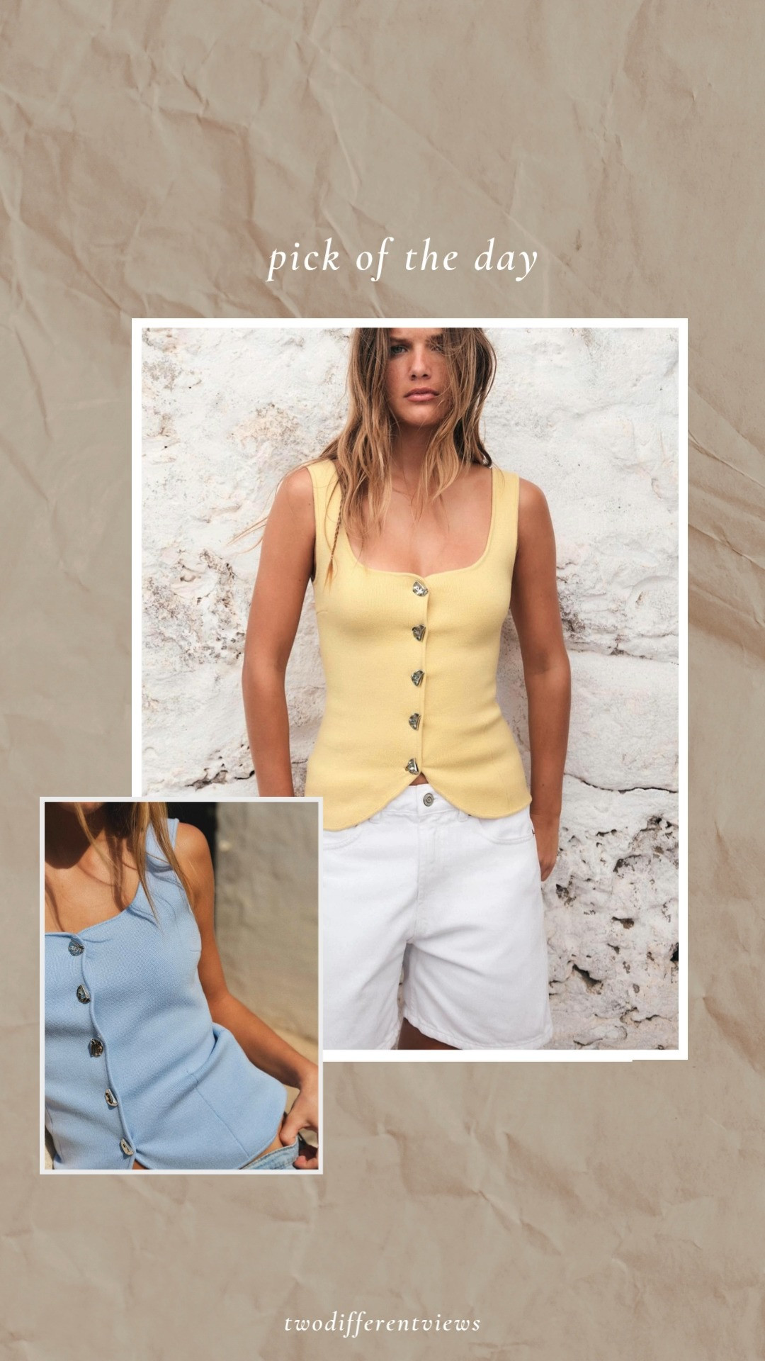 
Zara pick of the day! this vest is so cute and comes in 4 colors!  

 #LTKSeasonal #LTKautumn