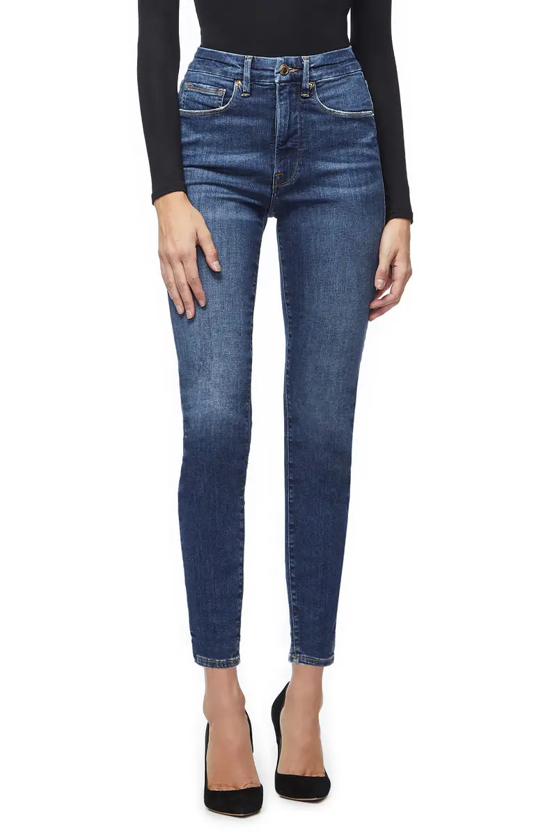 Good American Good Legs High Waist Ankle Skinny Jeans | Nordstrom | Nordstrom