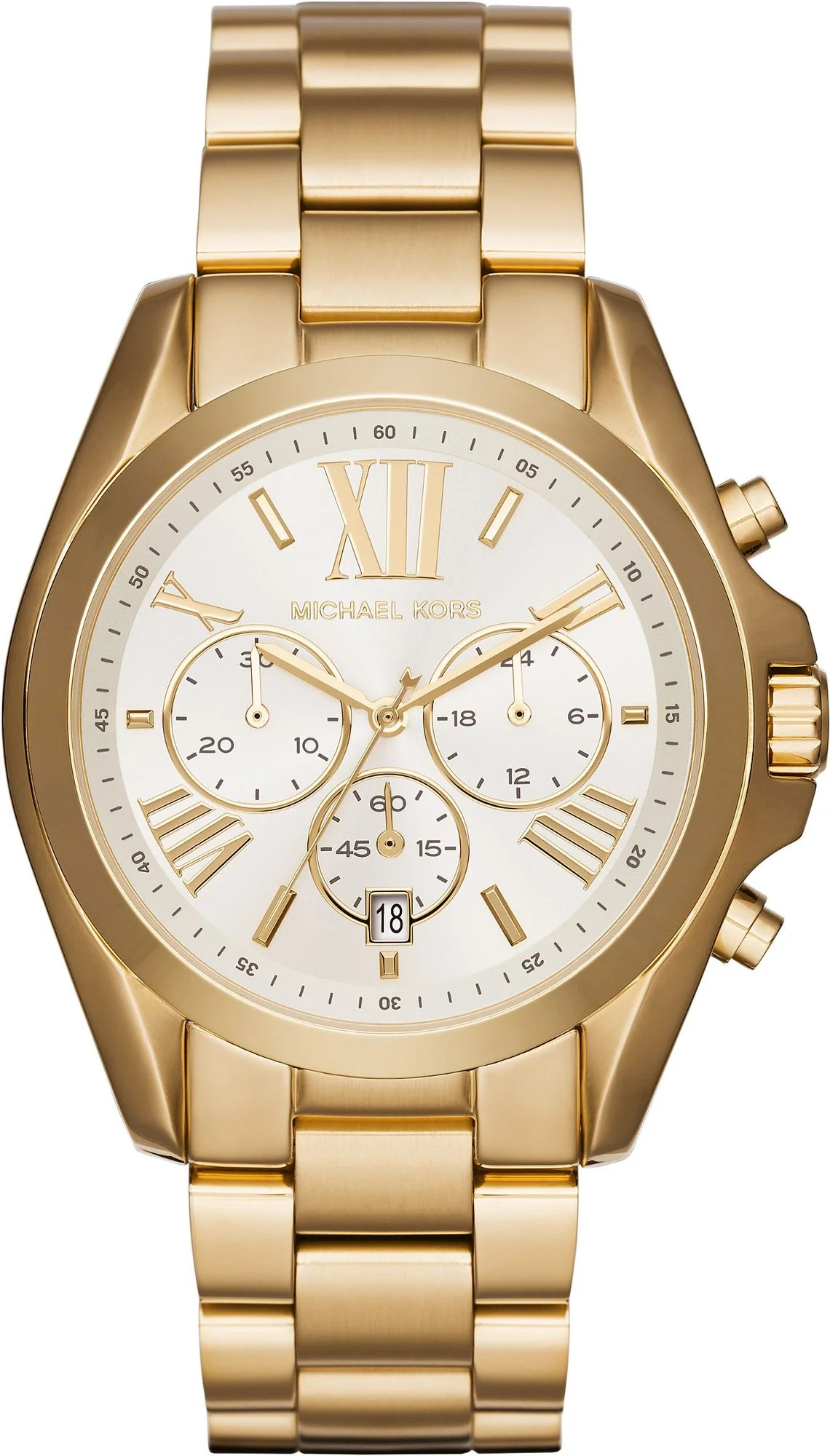 Michael Kors Women's Bradshaw Watch, Gold-tone, Stainless Steel | Walmart (US)