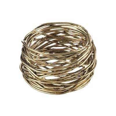 Metal Napkin Ring Brayden Studio® Color: Gold | Wayfair North America