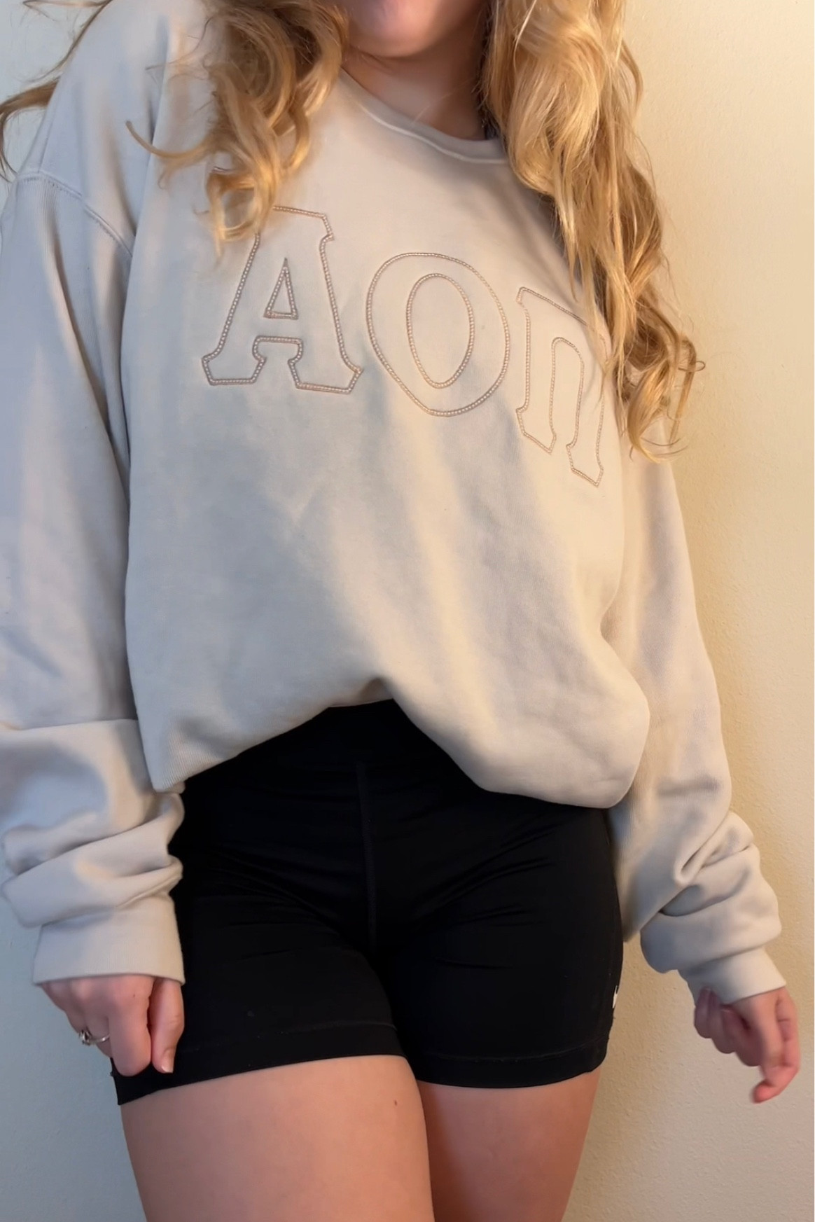 Softest embroidered Sorority sweatshirt! Perfect neutral style from JulianneOriginals 

#LTKFind #LTKGiftGuide #LTKunder50