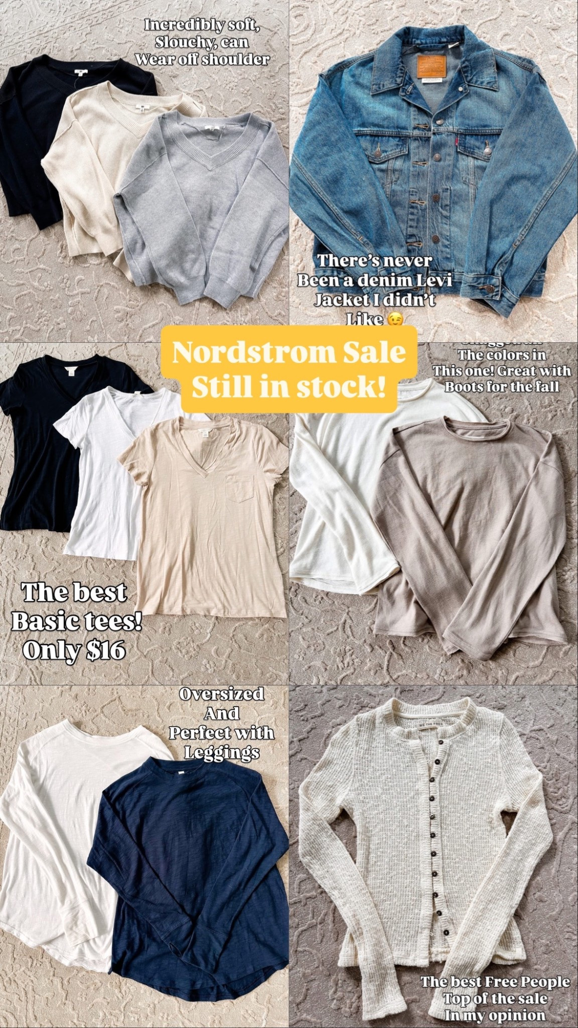Nordstrom sale finds still in sock! 

#LTKStyleTip #LTKSaleAlert #LTKFindsUnder50