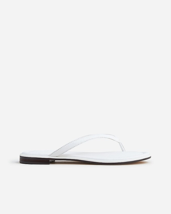 Menorca padded thong sandals in leather | J. Crew US