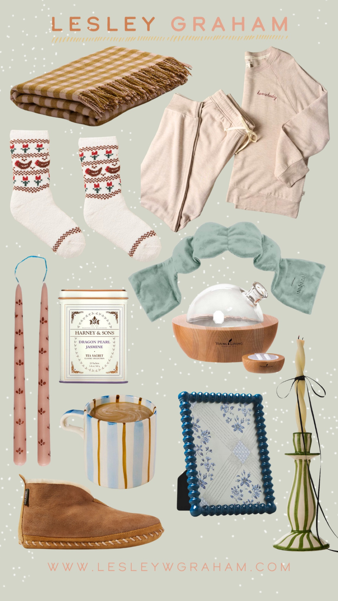 Cozy gifts for the homebody lounge set cozy socks weighted eye mask taper candle stick and holder slippers cozy blankett

#LTKHoliday #LTKSeasonal #LTKGiftGuide