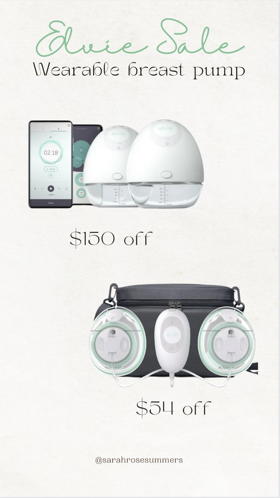 Elvie wearable breast pumps on sale now. Get the hands free Elvie duo for the price of 1 single! 

#LTKsalealert #LTKbump #LTKbaby