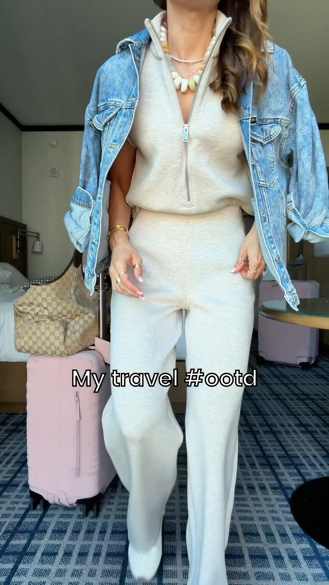 New bathroom friendly jumpsuits. Code LISAMARIEXSPANX on first time orders. This is a new style and it fits like a dream. Wearing XS petite. Travel outfit. Airport outfit. Travel necessities. Travel must haves. XS in slouchy denim jacket. Sneakers mules are TTS.

#LTKootd #LTKgrwm #LTKTravel