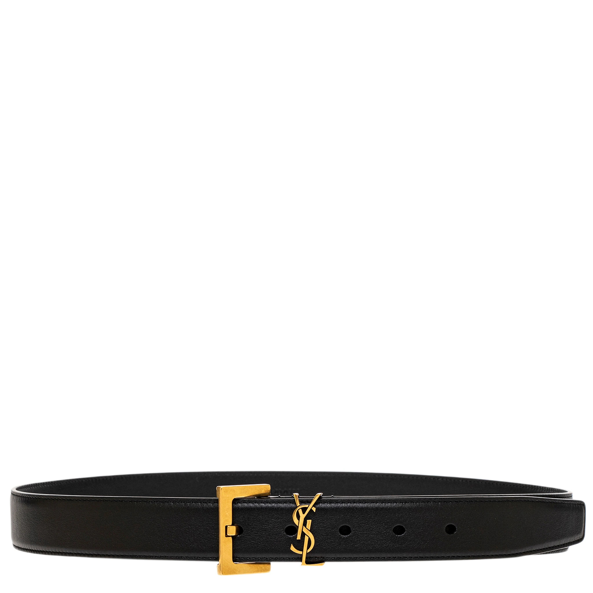 Saint Laurent Cassandre Belt 1.2" Wide | Overstock