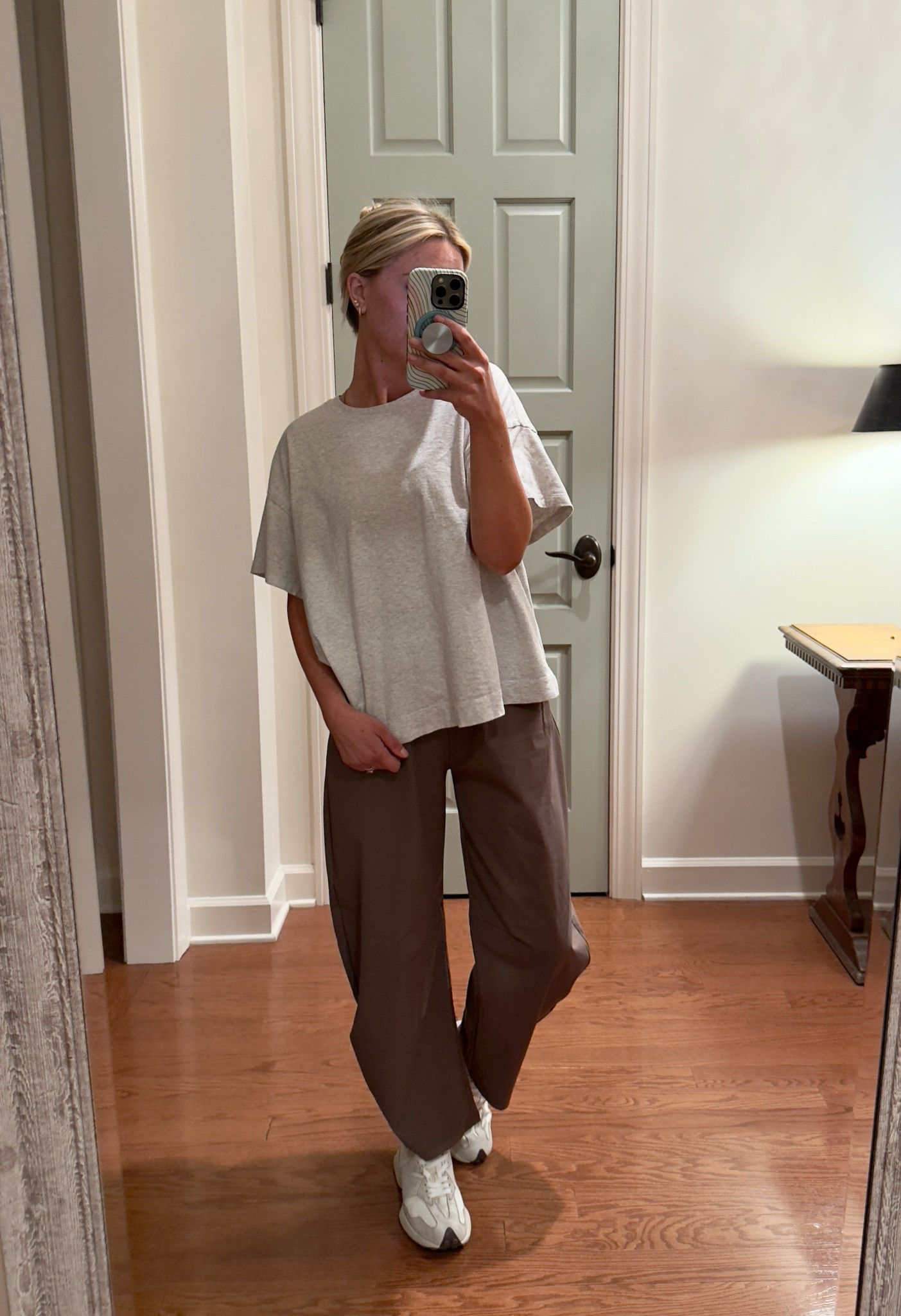 Amazon barrel sweat pants! A little thicker than old navy’s sleek-tech, but same feel. 
Wish they came in a petite. Wearing xs and I’m 5’4” 

#LTKSaleAlert #LTKActive #LTKFindsUnder50