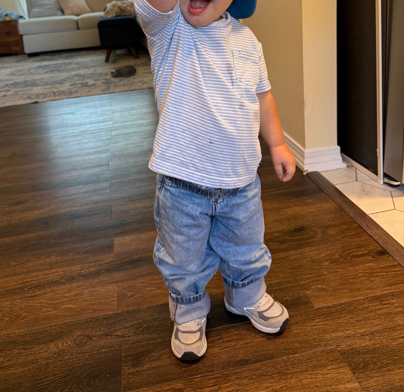 These toddler jeans 😭😭😭 Got a 2T. My 25 lb 20 month old prob could wear the 18 month but he will grow into these over the season  

#LTKSeasonal #LTKKids #LTKBaby