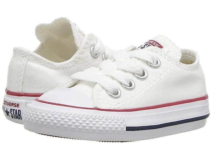 Converse Kids Chuck Taylor(r) All Star(r) Core Ox (Infant/Toddler) (Optical White) Kids Shoes | Zappos