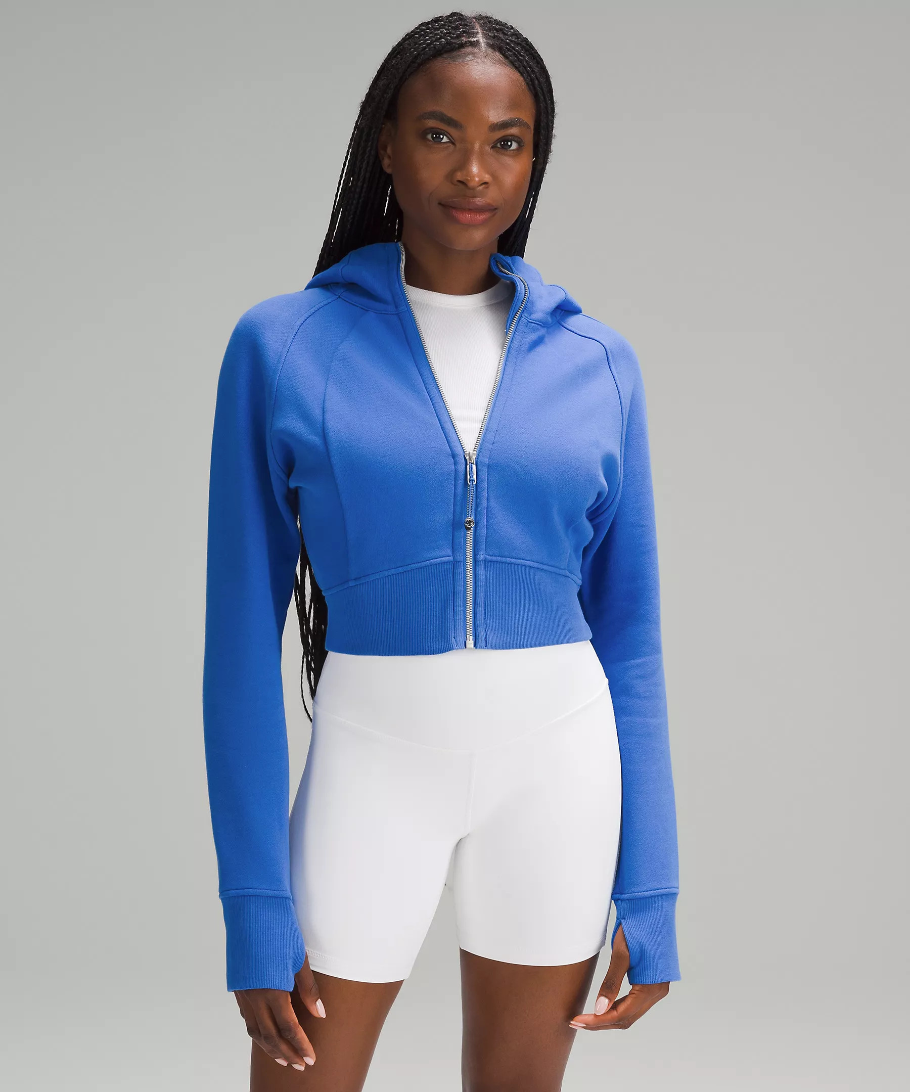 Scuba Full-Zip Cropped Hoodie | Women's Hoodies & Sweatshirts | lululemon | Lululemon (US)