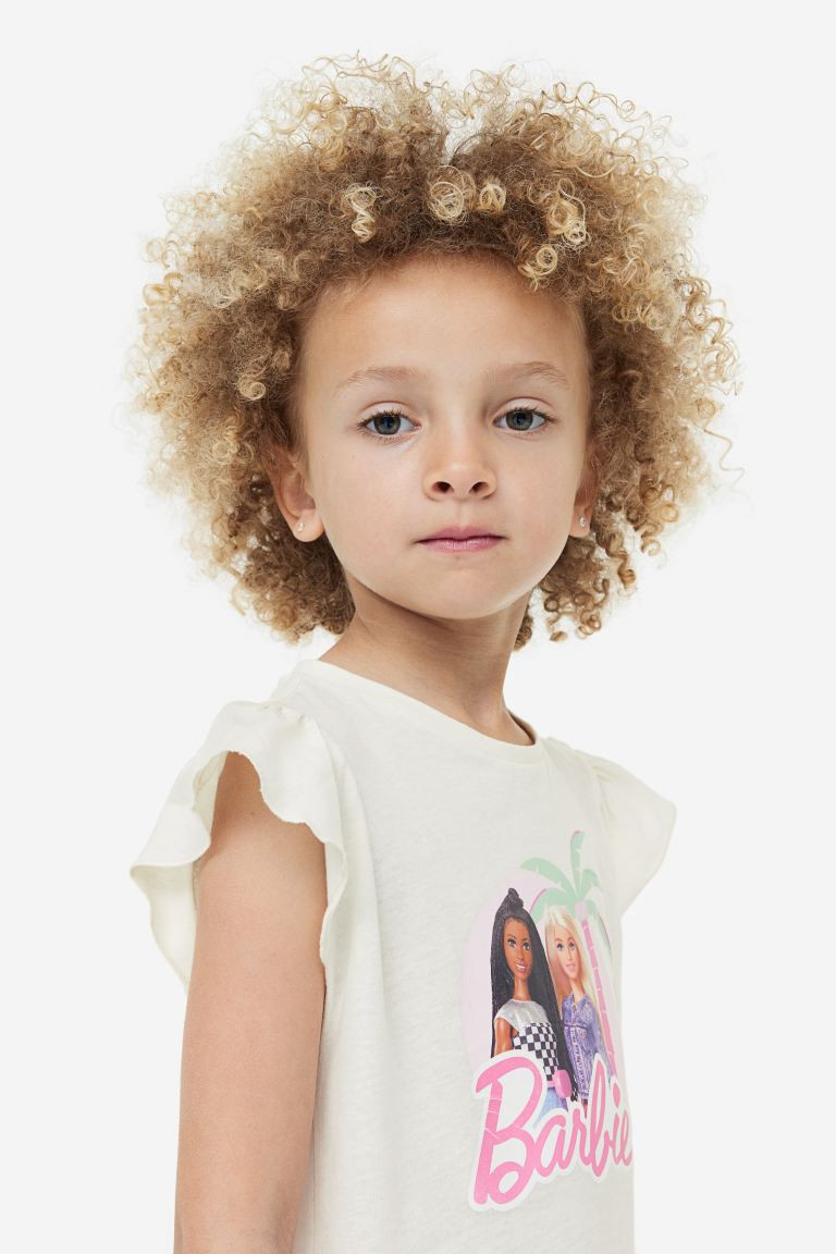 3-pack Printed Flutter-sleeved Tops | H&M (US + CA)