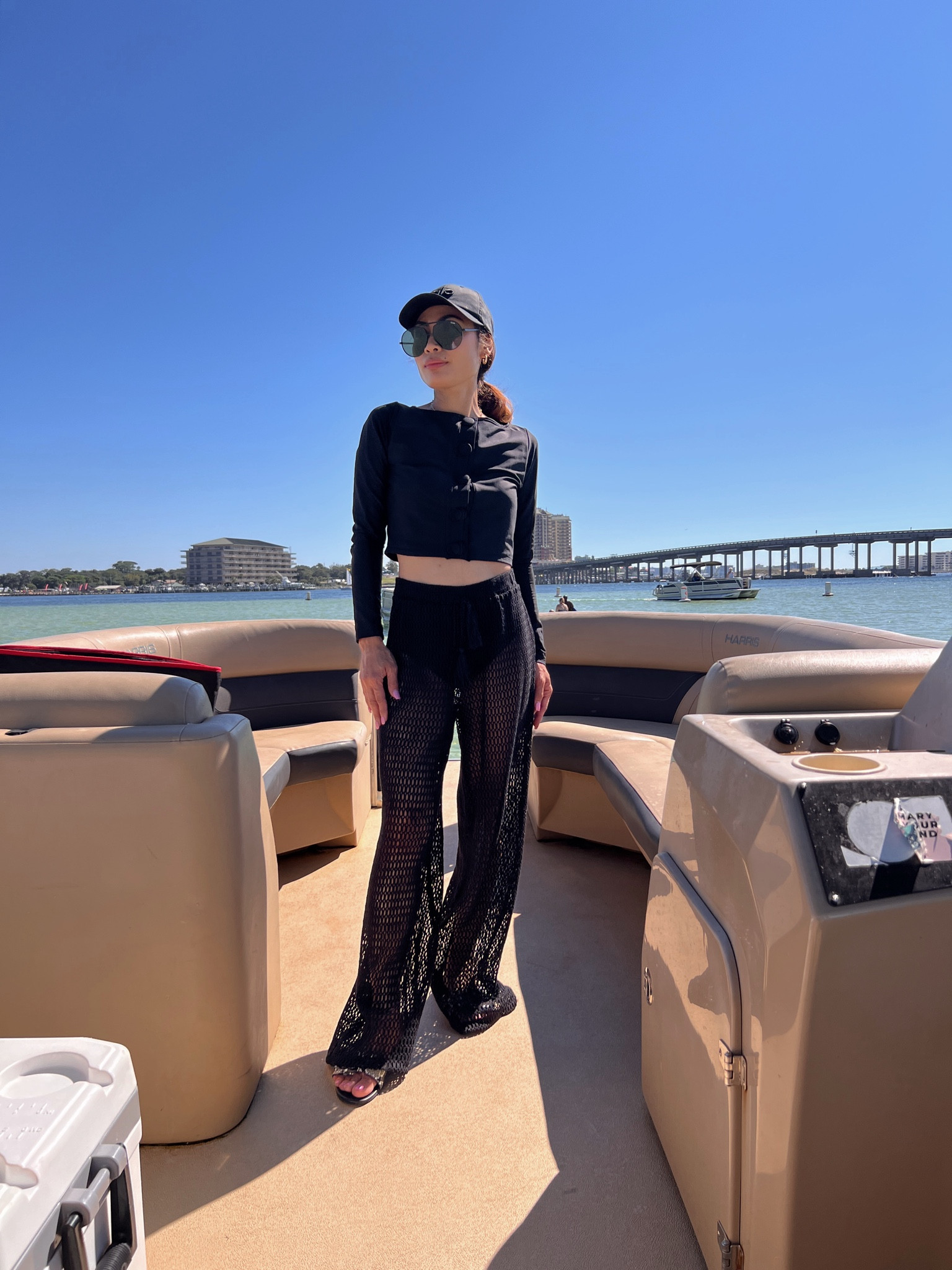 “New hat from Alo, and I’m obsessed! 🧢✨ #AloStyle #HatGameStrong