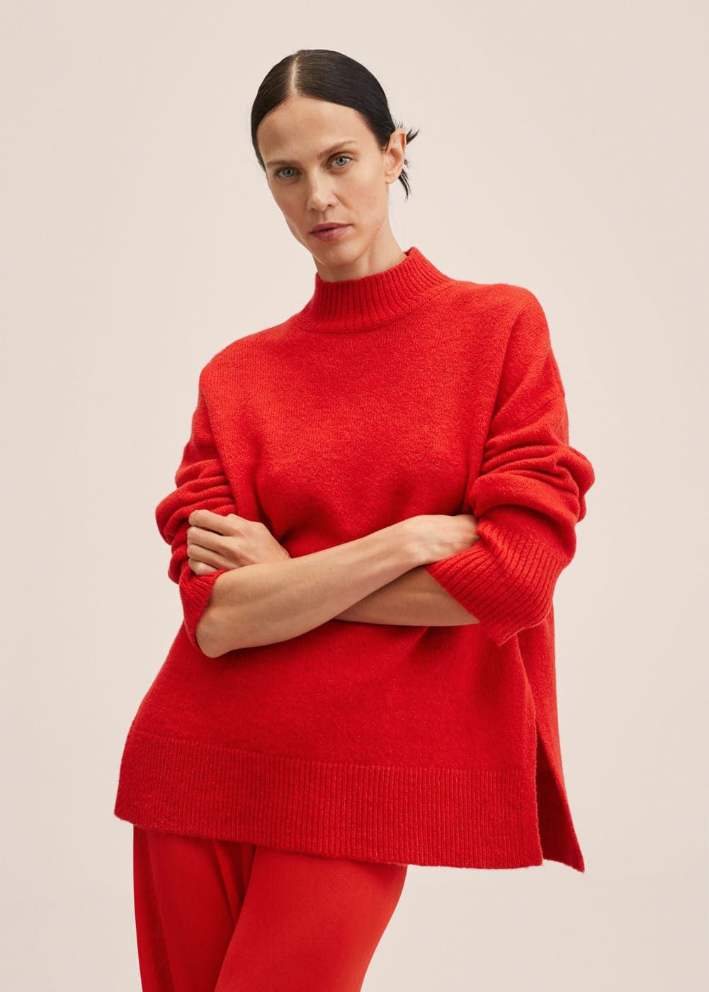 Cut-out knitted sweater -  Women | Mango USA | MANGO (US)