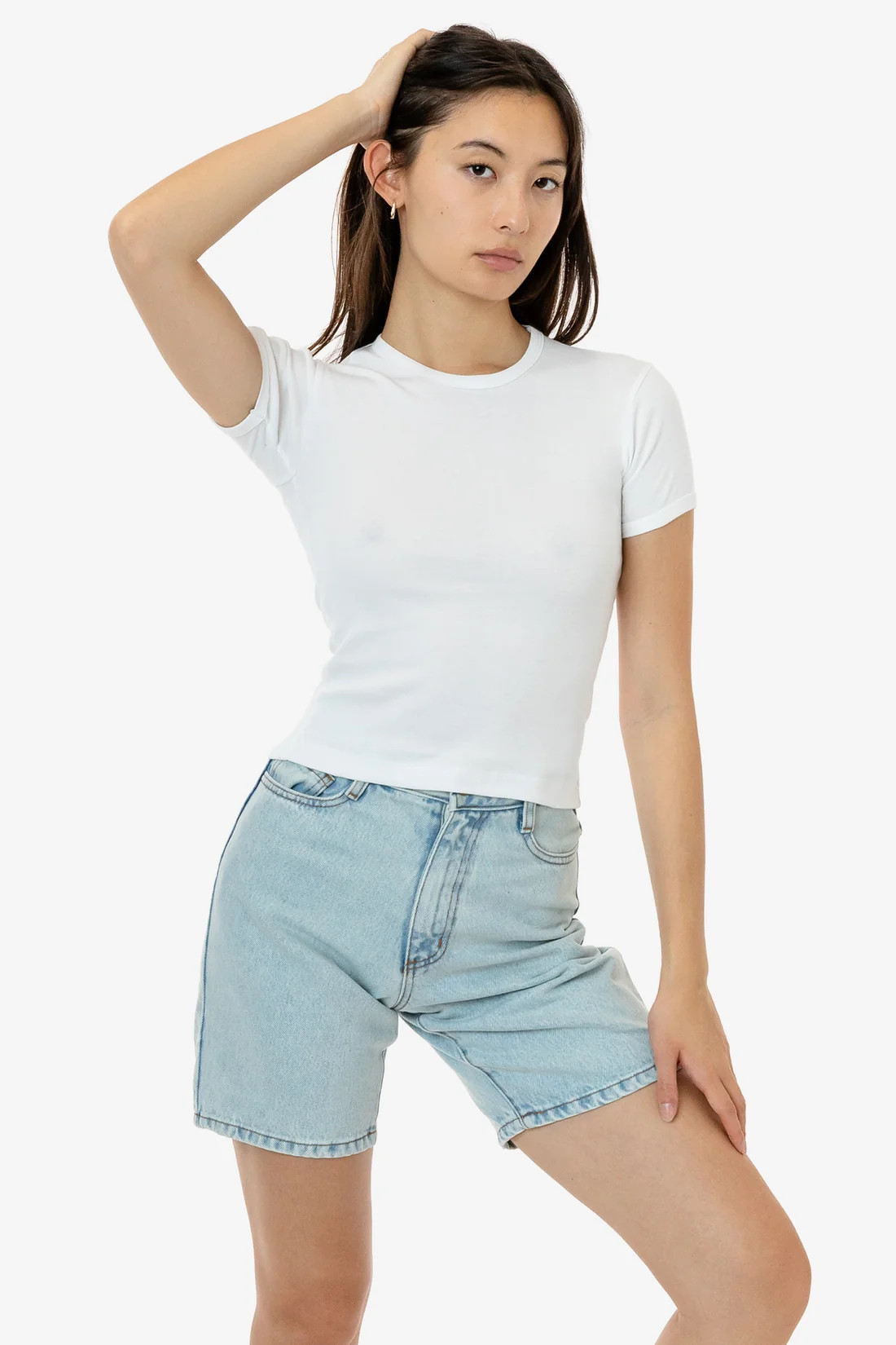 43005 - Classic Crewneck Baby Tee | Los Angeles Apparel
