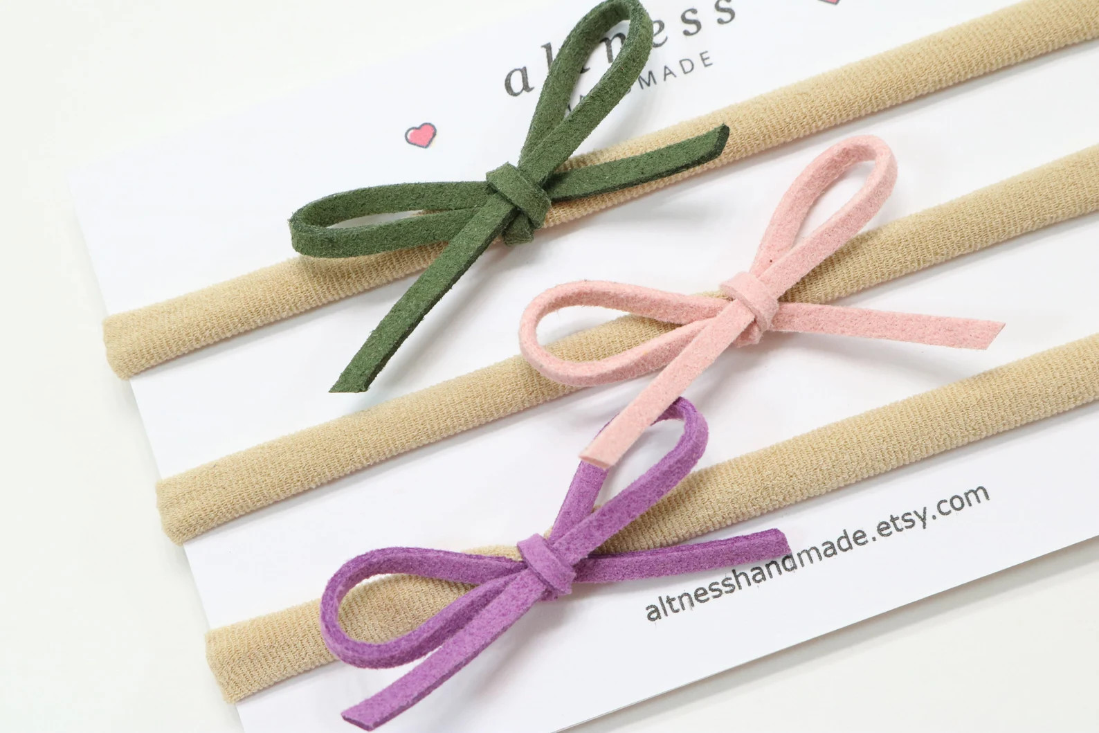 Read the full title
    32 Color Suede Bow Headband | Etsy (US)