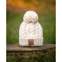 Warm White Winter Hat For All Outdoor Adventures - Women Beanie Gift Her Adventures Eco Friendly Friend | Etsy (US)