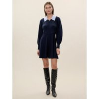 Rhea Sweater Dress - Navy / M | Rebecca Taylor