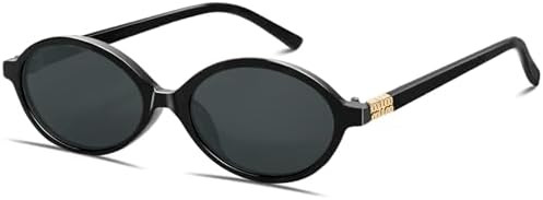 BOTEN Retro Oval Sunglasses for Women Men Small 90s Sun Glasses Trendy Round Shades Cute Designer... | Amazon (US)