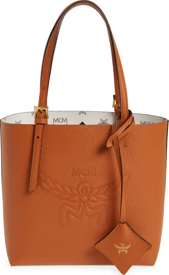 MCM Mini Lauretos Reversible Leather Shopper Bag | Nordstrom | Nordstrom
