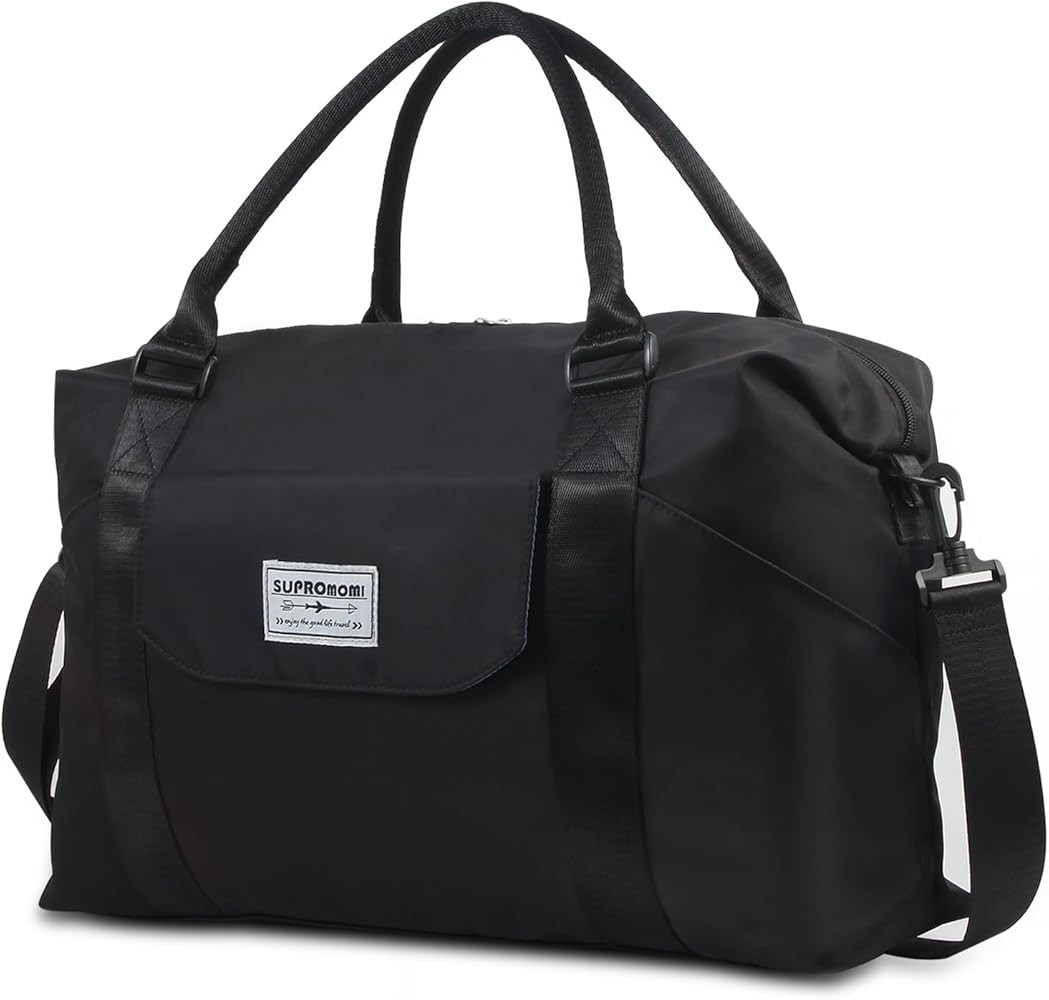 SUPROMOMI Travel Duffel Bag, Sports Tote Gym Bag, Carry on Bags for Airplanes, Shoulder Weekender... | Amazon (US)