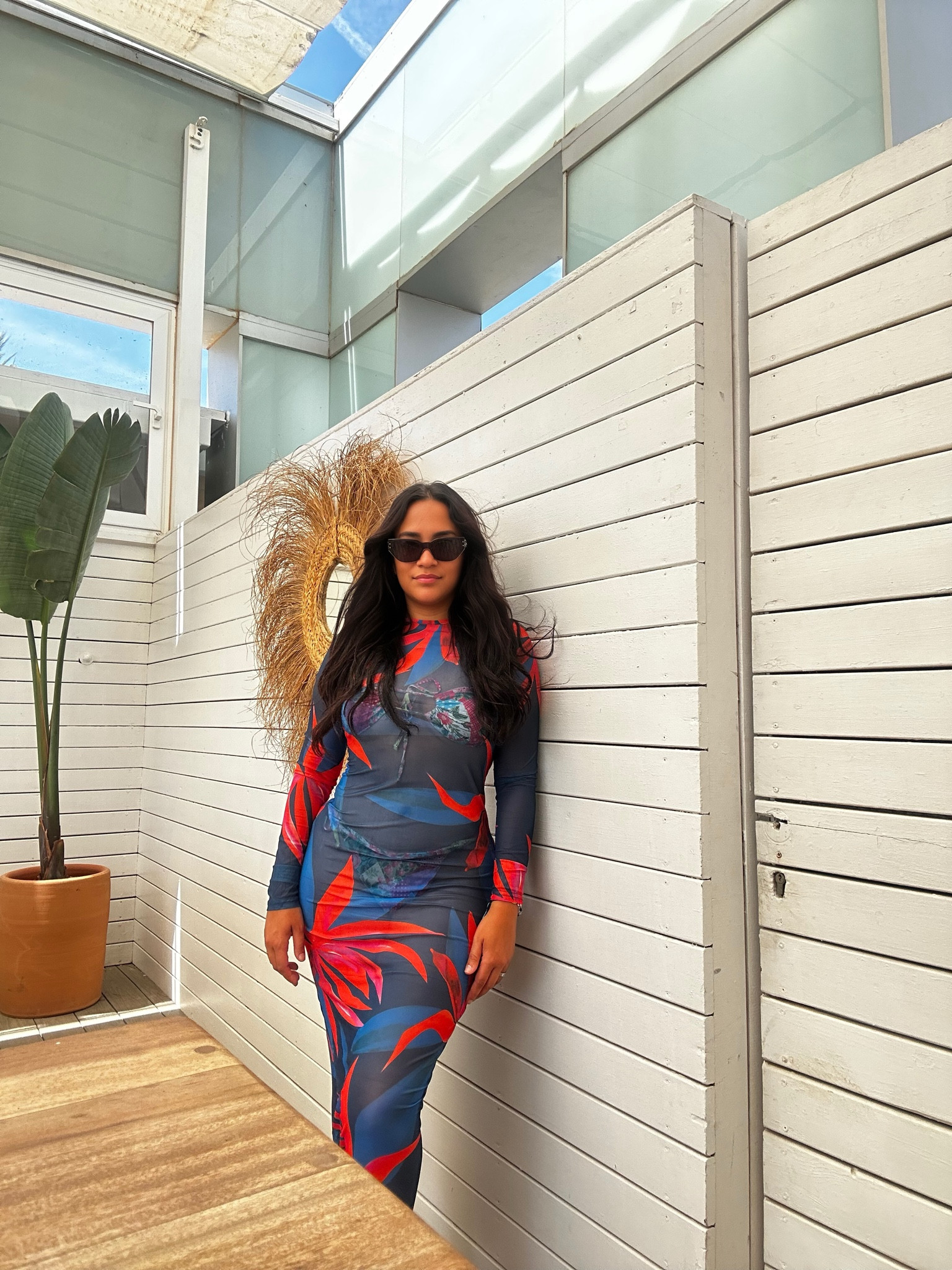 #Beachclub outfit. Perfect to go from the #restaurant to the #pool or #beach. #meshdress 
This exact mesh dress is from a site that no longer exist so I added something similar

#LTKstyletip #LTKunder50 #LTKswim