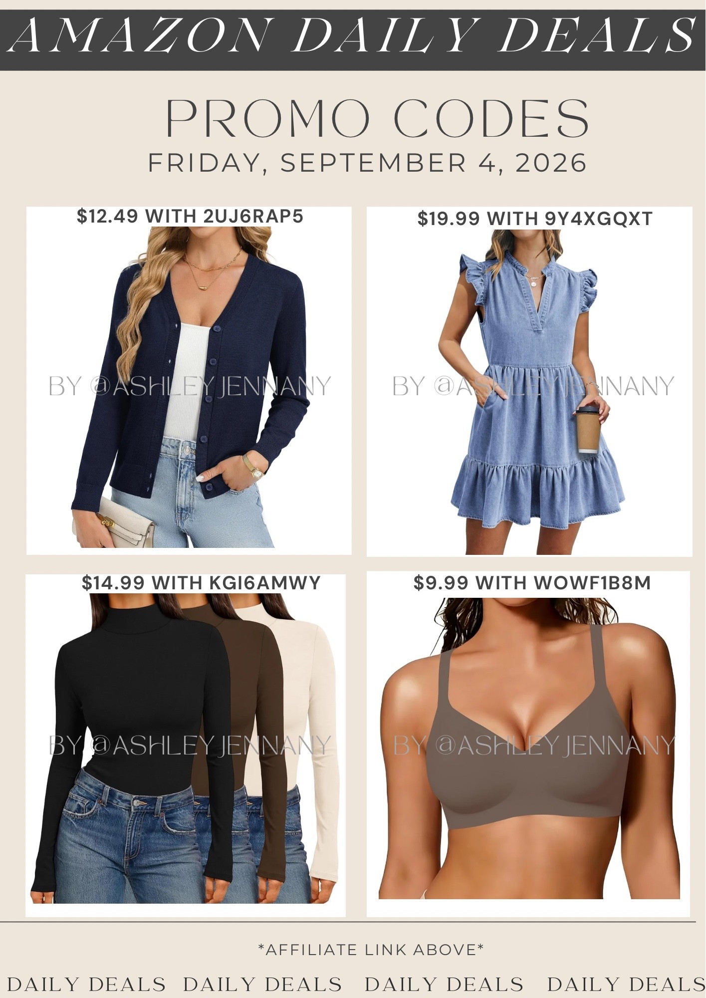 Amazon deals

#LTKMidsize #LTKSaleAlert #LTKSeasonal