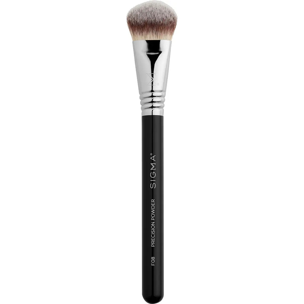 Sigma Beauty F08 Precision Powder Brush in Black Chrome at Nordstrom | Nordstrom