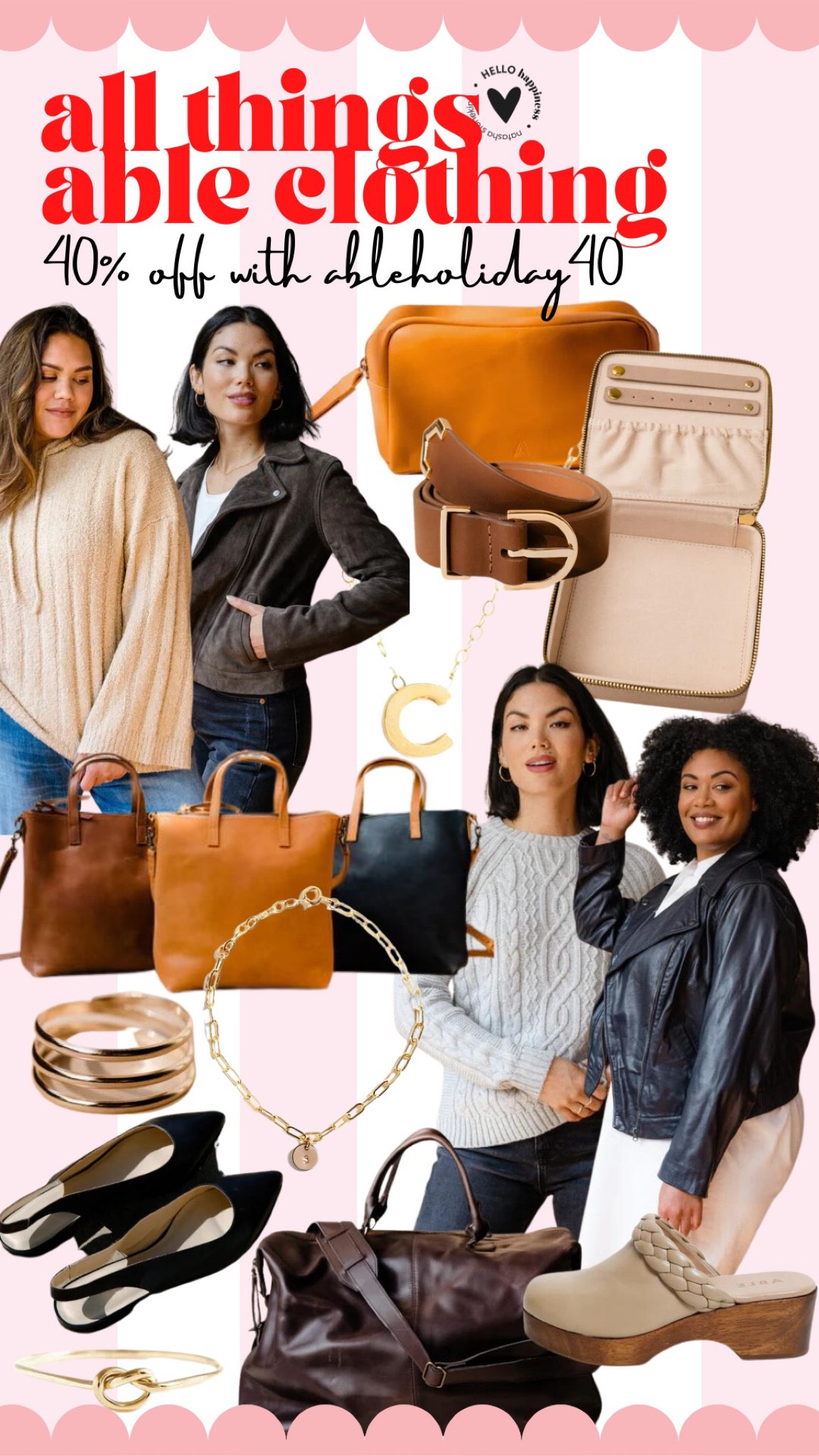 All things Able clothing! 40% off with code: ableholiday40 

#LTKHolidaySale #LTKSeasonal #LTKsalealert