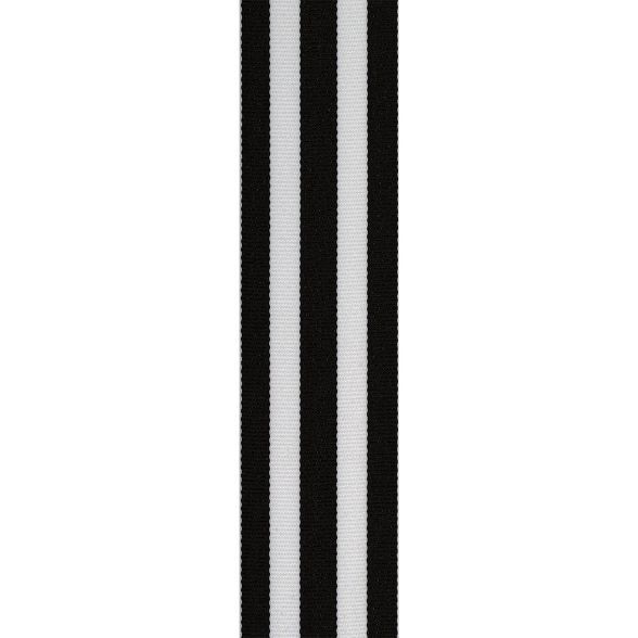 Woven Ribbon 1 1/2" x 9ft Black Mono Stripe - Hand Made Modern® | Target