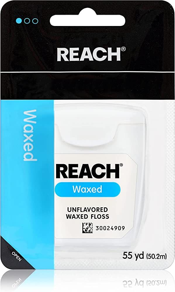 Reach Waxed Dental Floss | Effective Plaque Removal, Extra Wide Cleaning Surface | Shred Resistan... | Amazon (US)