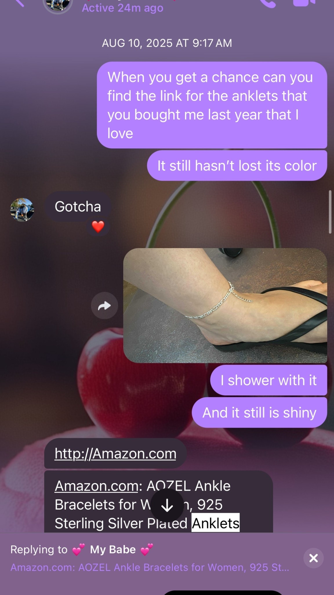 Here is the best longest lasting anklet that hasn’t lost its color yet!! 

#LTKBeauty #LTKmomlife #LTKSpringSale